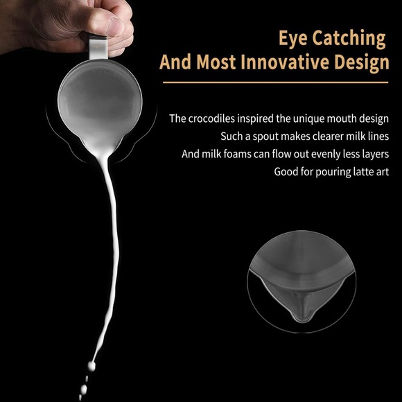 Milk Frothing Pitchers set - Picture 4 of 6